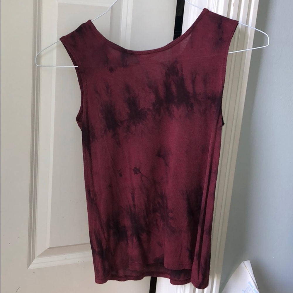Maroon tank top